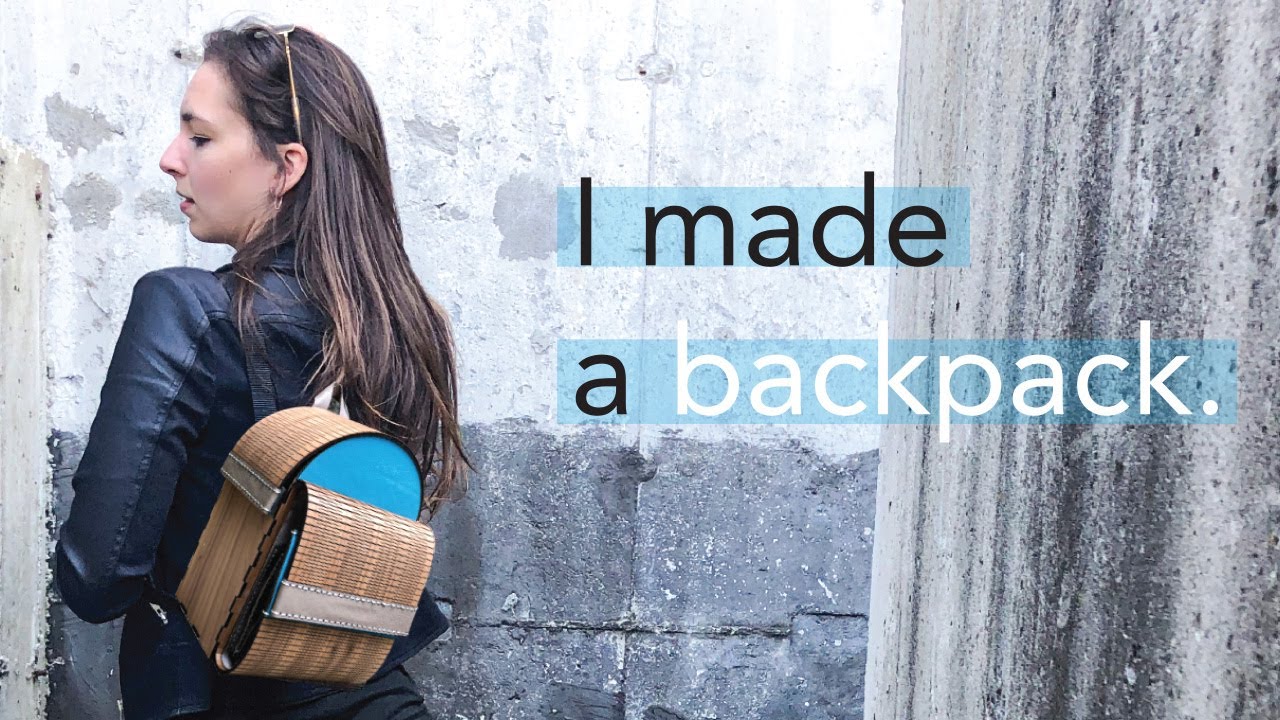 Laser Cut Bag | Making a  Laser Cut Leather and Wood Backpack (Glowforge Friendly Project)