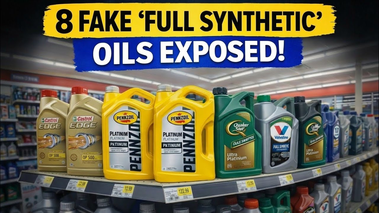 8 Synthetic Oil Brands With FAKE Full Synthetic Claims (You're Being SCAMMED!)