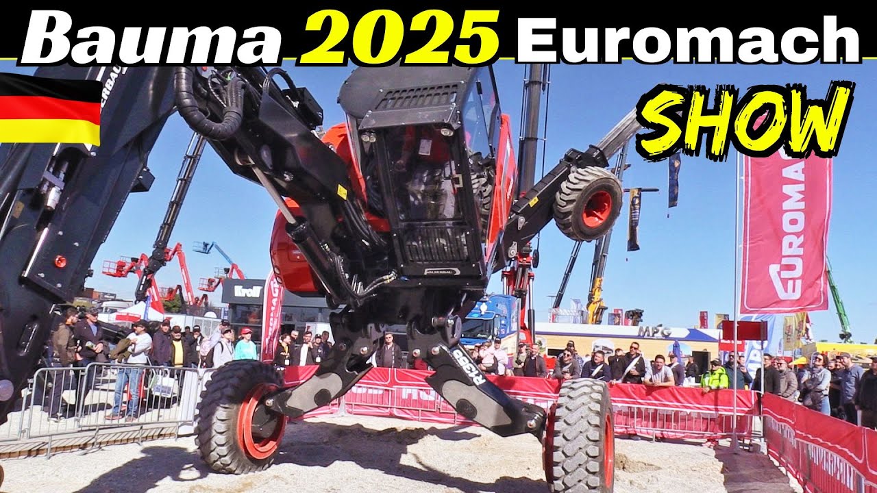 NEW Euromach R1355 Spider Excavator - Demo Show at Bauma 2025, Messe München - 231 Hp Engine!