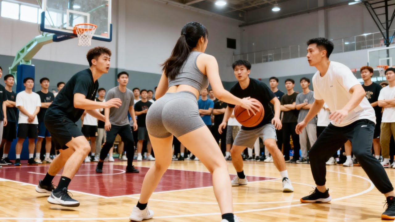 A bunch of old men can't beat me at basketball, they're so bad!