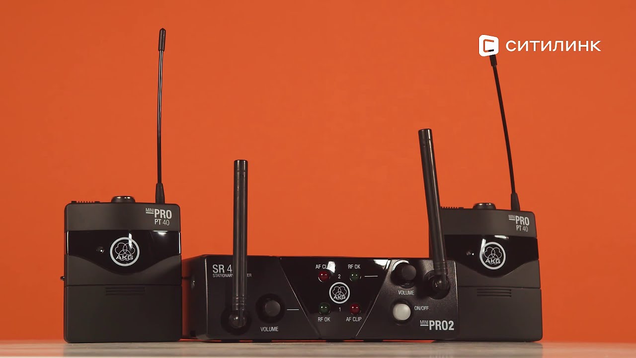 Обзор радиосистемы AKG WMS40 Mini2 Instrumental Set BD US45A/C | Ситилинк