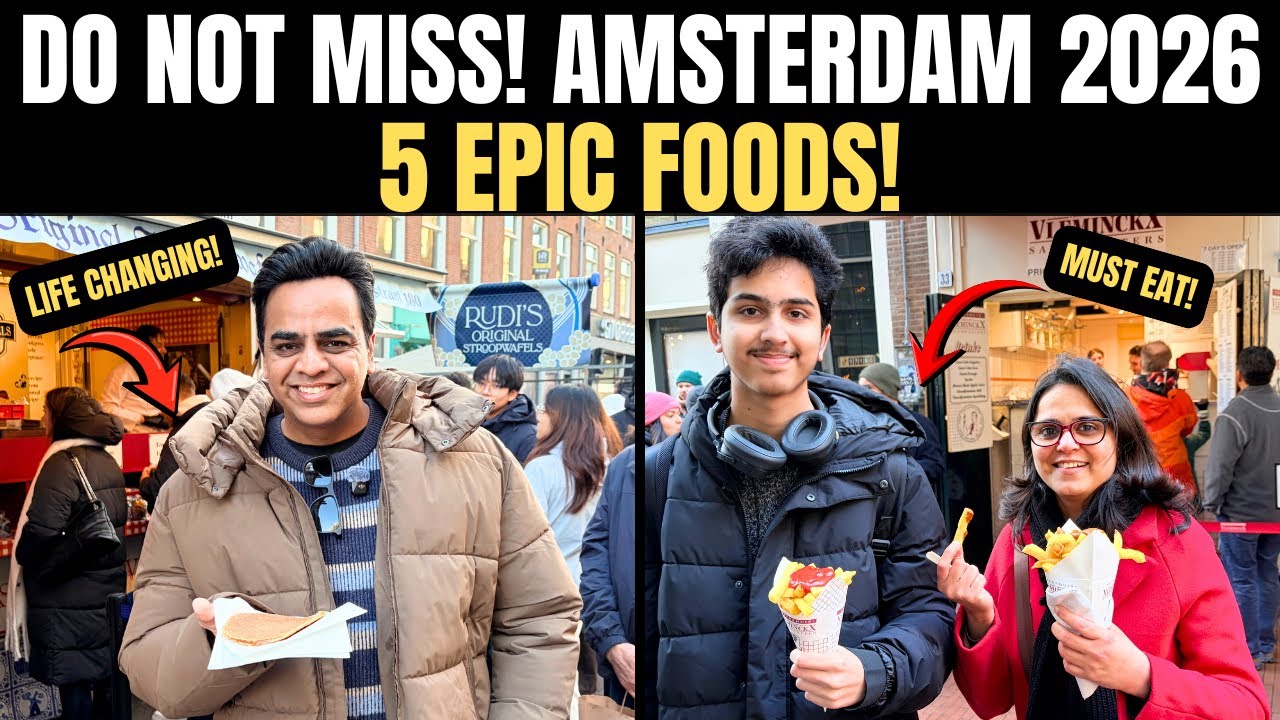 Do NOT Visit Amsterdam Without Trying These 5 Foods! (2026) @globalhandaslife