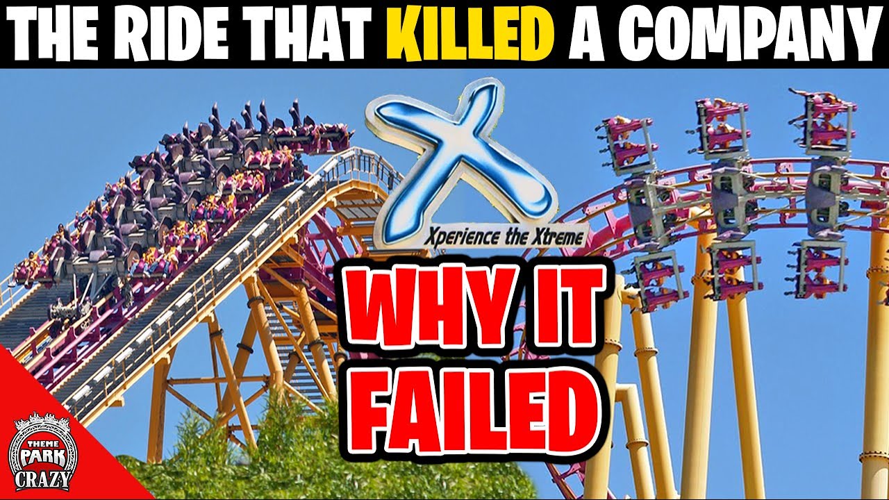 ПРОВАЛЕННЫЕ американские горки: X - Six Flags Magic Mountain