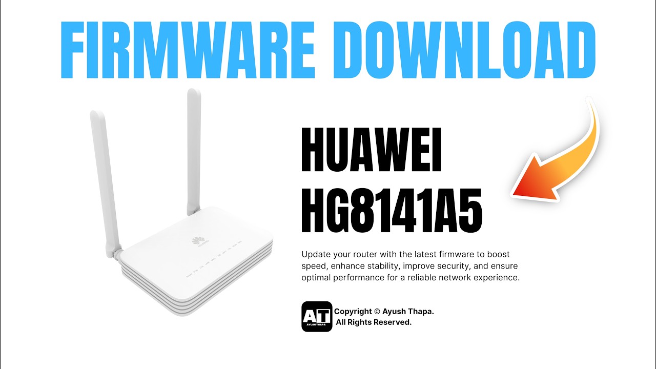 Huawei HG8141A5 Firmware Download & Setup Guide | EchoLife GPON ONT Router