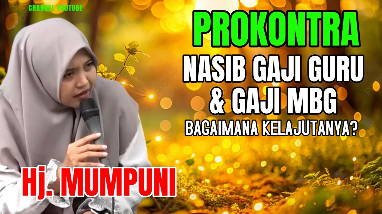 MBG DAN NASIB GURU HONORER KONTRAS | NGAJI SIANG MUMPUNI HANDAYAYEKTI LIVE WONOSOBO