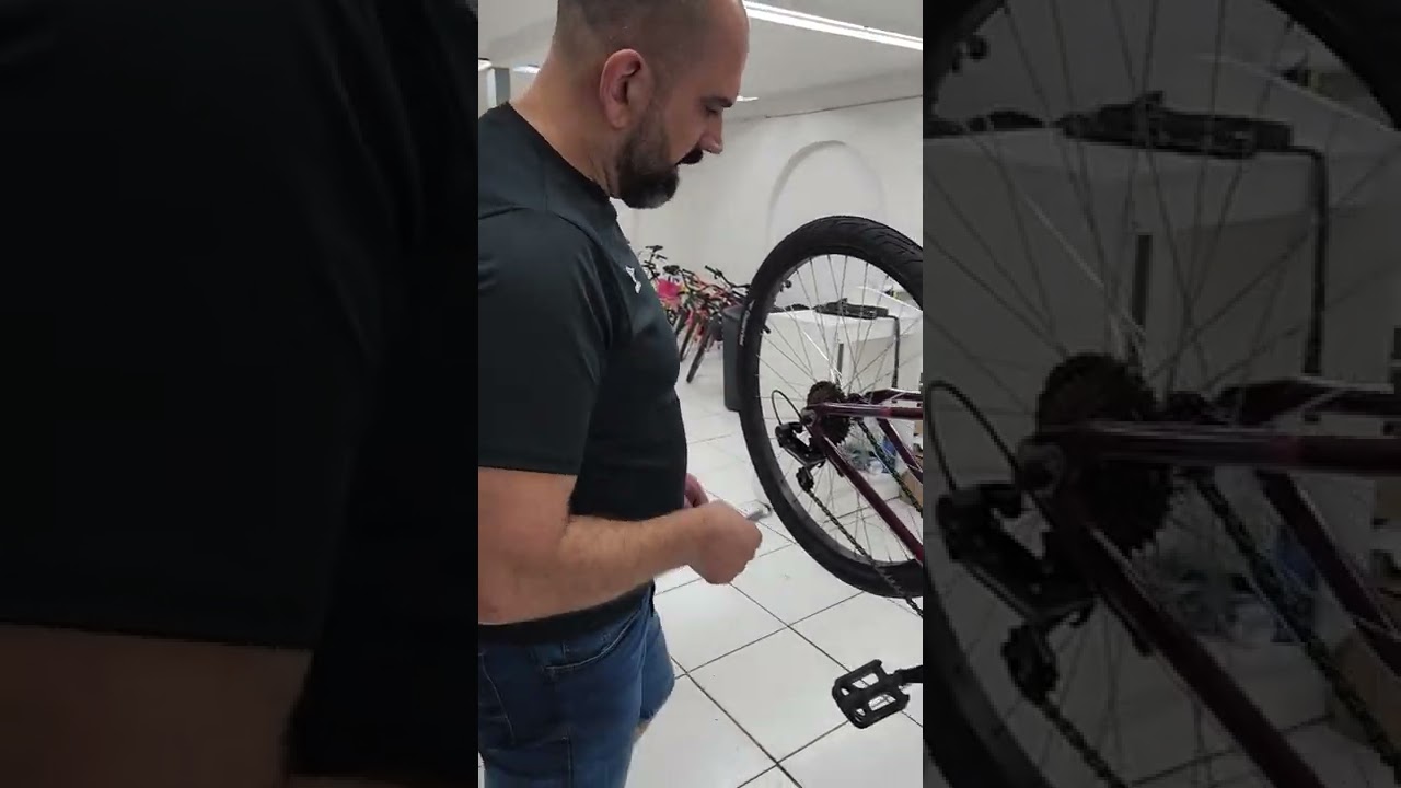 Como tirar as rodas da bicicleta com freios v-brake