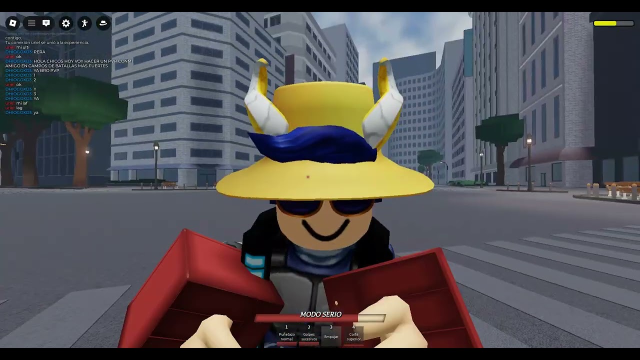 Roblox-pvp con mi amigo en campos de batallas mas fuertes