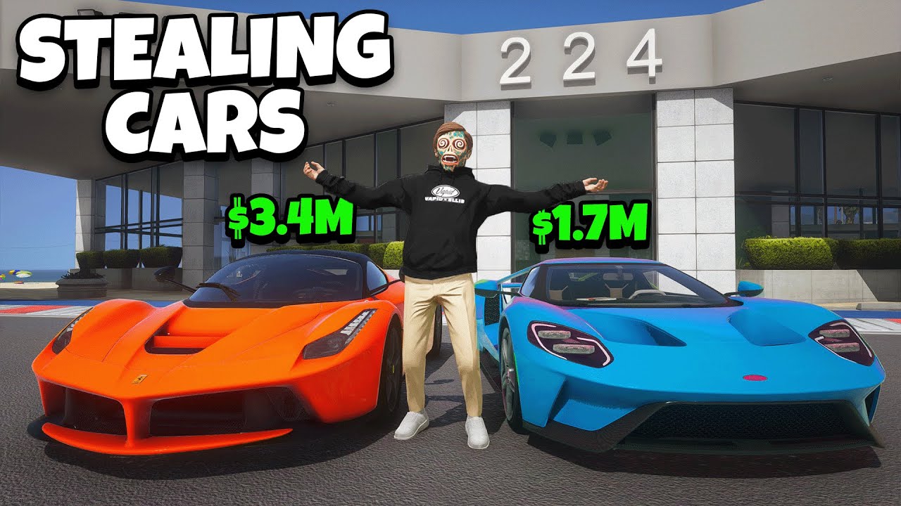 I Stole EVERY SUPERCAR in GTA 5 RP!
