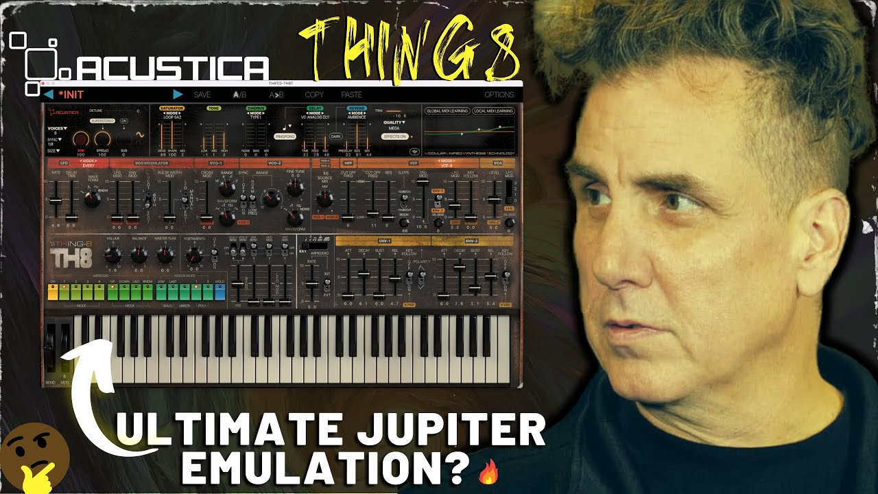 🤯 WHOA! This Is The Best Jupiter-8 Plugin! | Acustica Audio Thing 8 Review