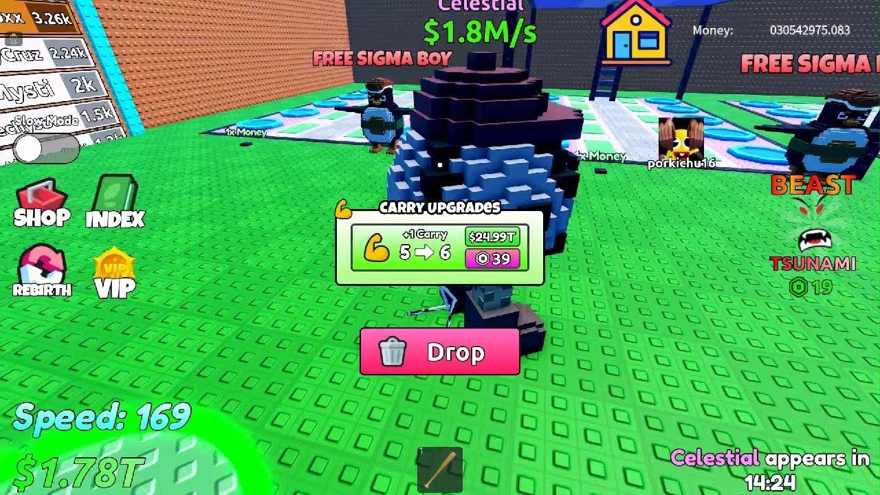 Escape tsunami for brainrots part 2