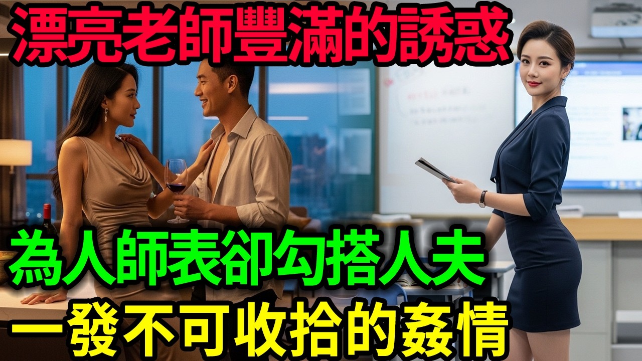 漂亮老師豐滿的誘惑！為人師表卻勾搭人夫！一發不可收拾的姦情！#大案紀實#呂鵬#呂鵬大案紀實#尚文