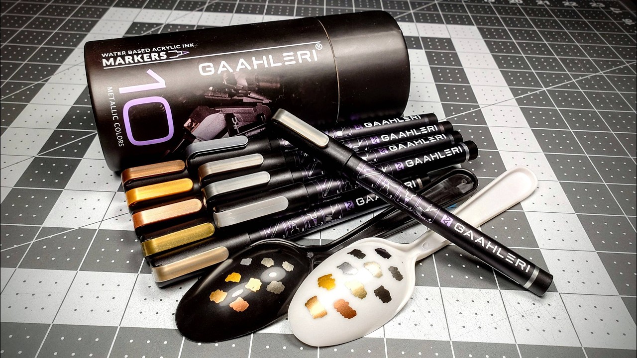 Better than I expected: Gaahleri metallic markers - REVIEW