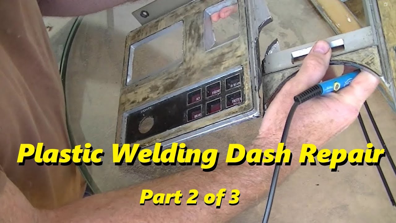 Lincoln Dash Repair / Plastic Welding / Part 2