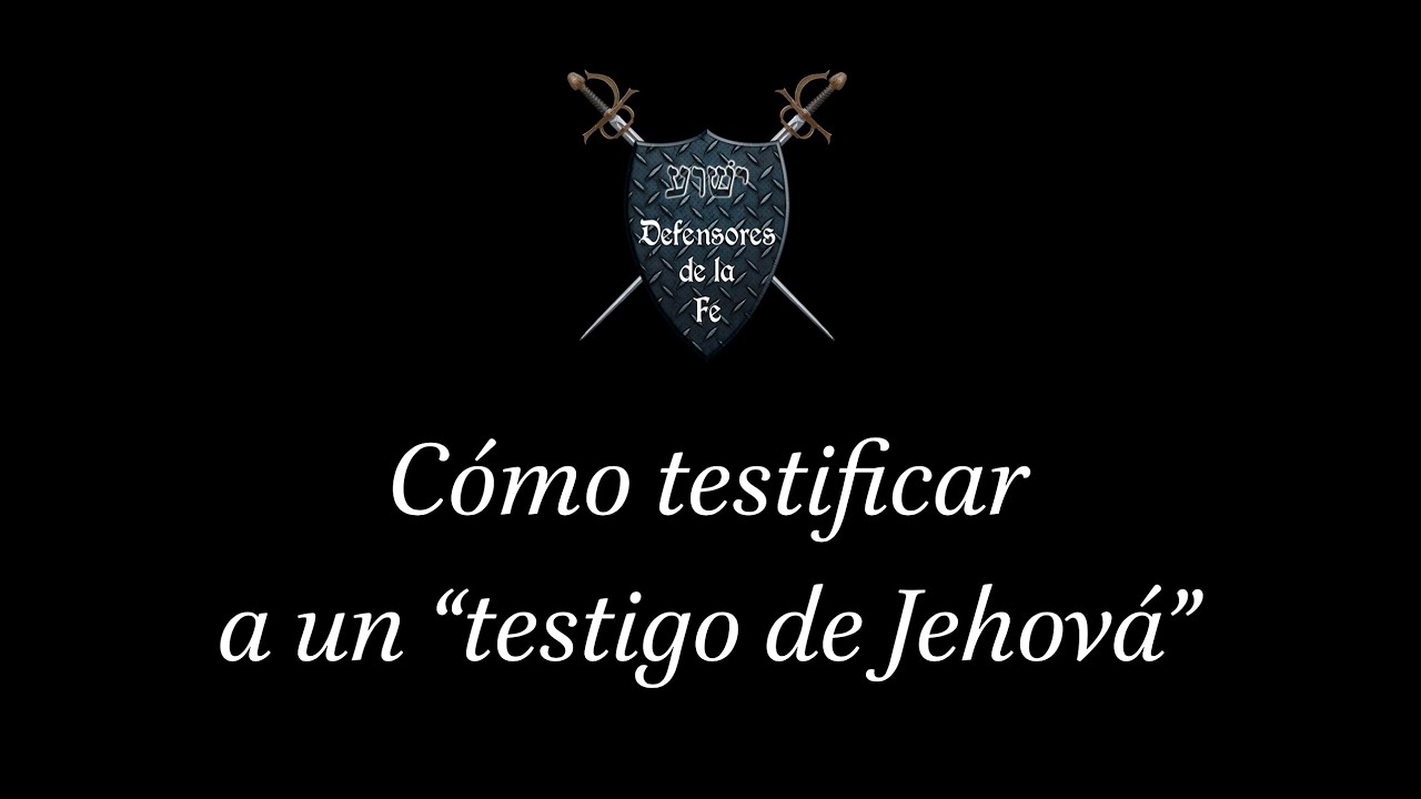 Cómo testificar a un 