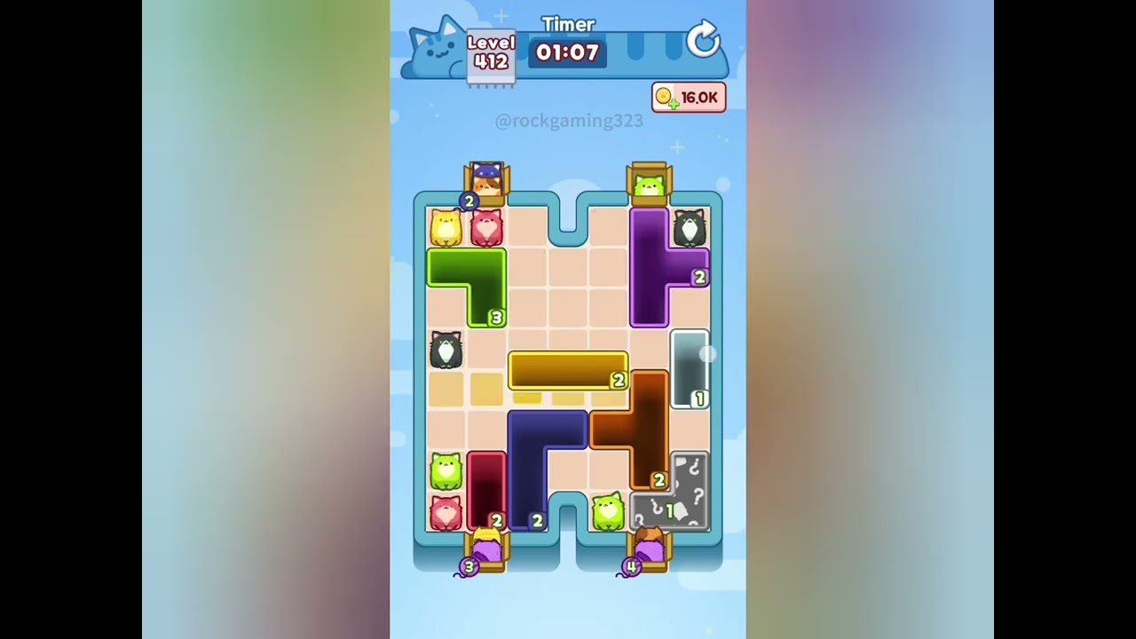 Drop the Cat! Level 412 Walkthrough