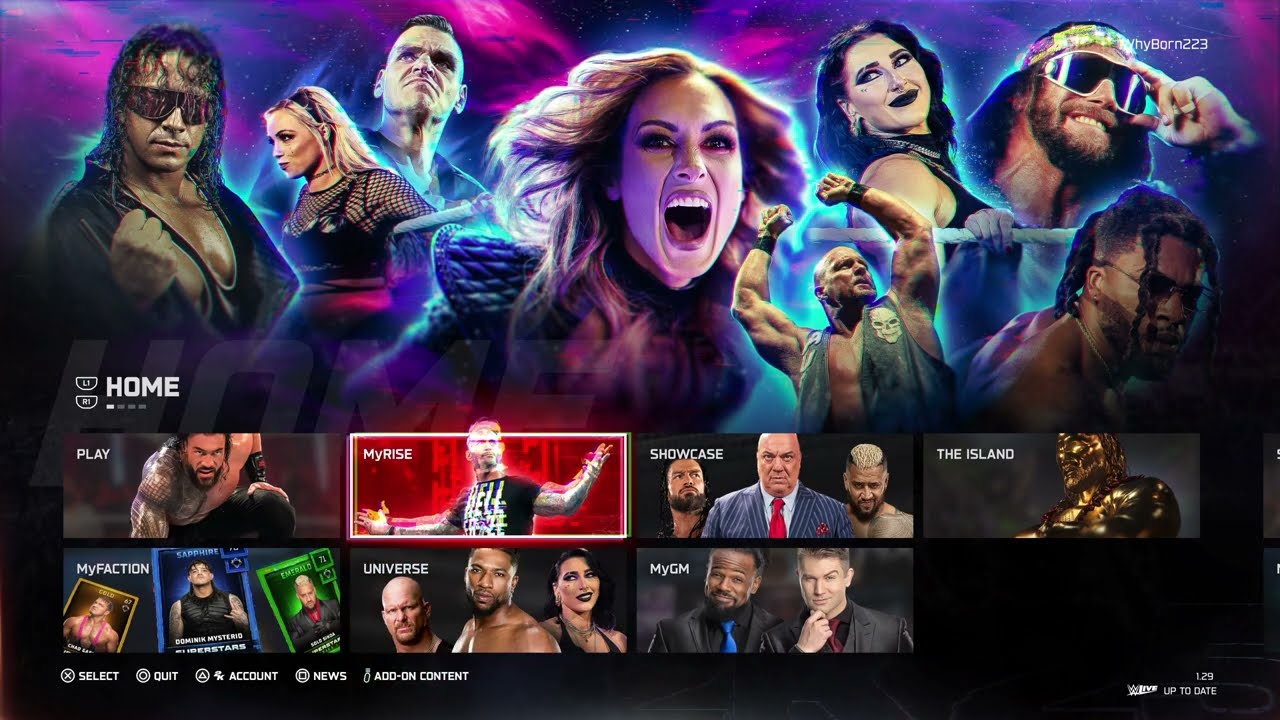 WWE 2K25 same day same match