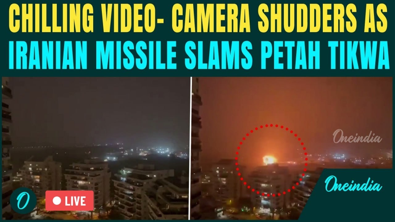 Iran ATTACKS 240,000 Israelis LIVE | Iran&rsquo;s Missile EMERGES, BOMBS Israel- Unseen CCTV VIDEO
