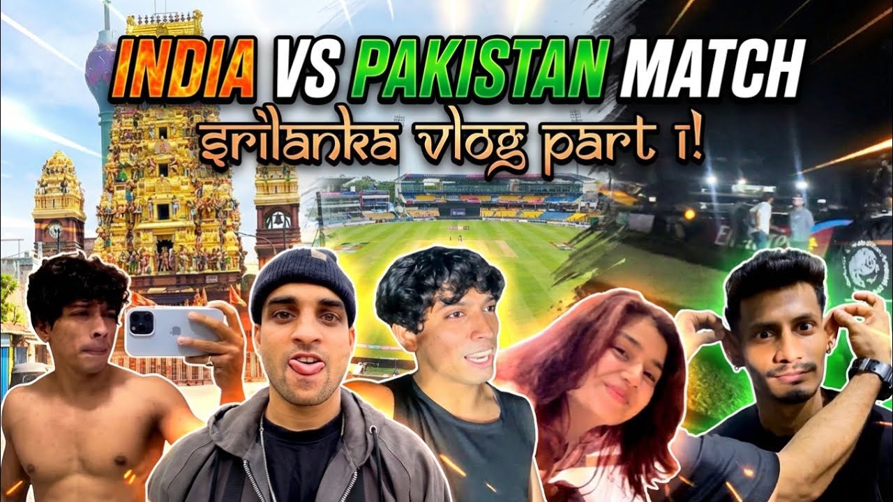 We Reached SRI LANKA for IND 🇮🇳 vs PAK 🇵🇰 T20 World Cup 🔥 | Kings United x Hanumankind | Part 1