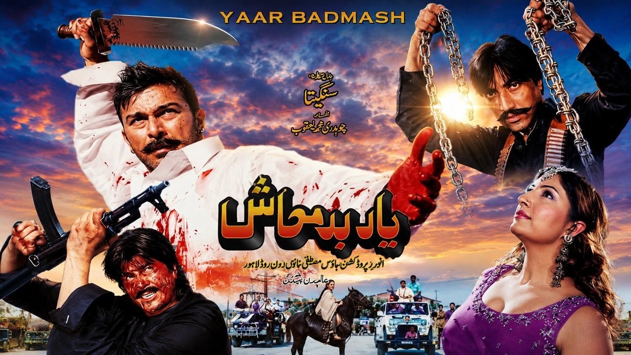 YAAR BADMASH (Full Movie) Shaan Shahid, Saud, Saima Khan, Arbaz Khan, Shafqat Cheema - Tip Top