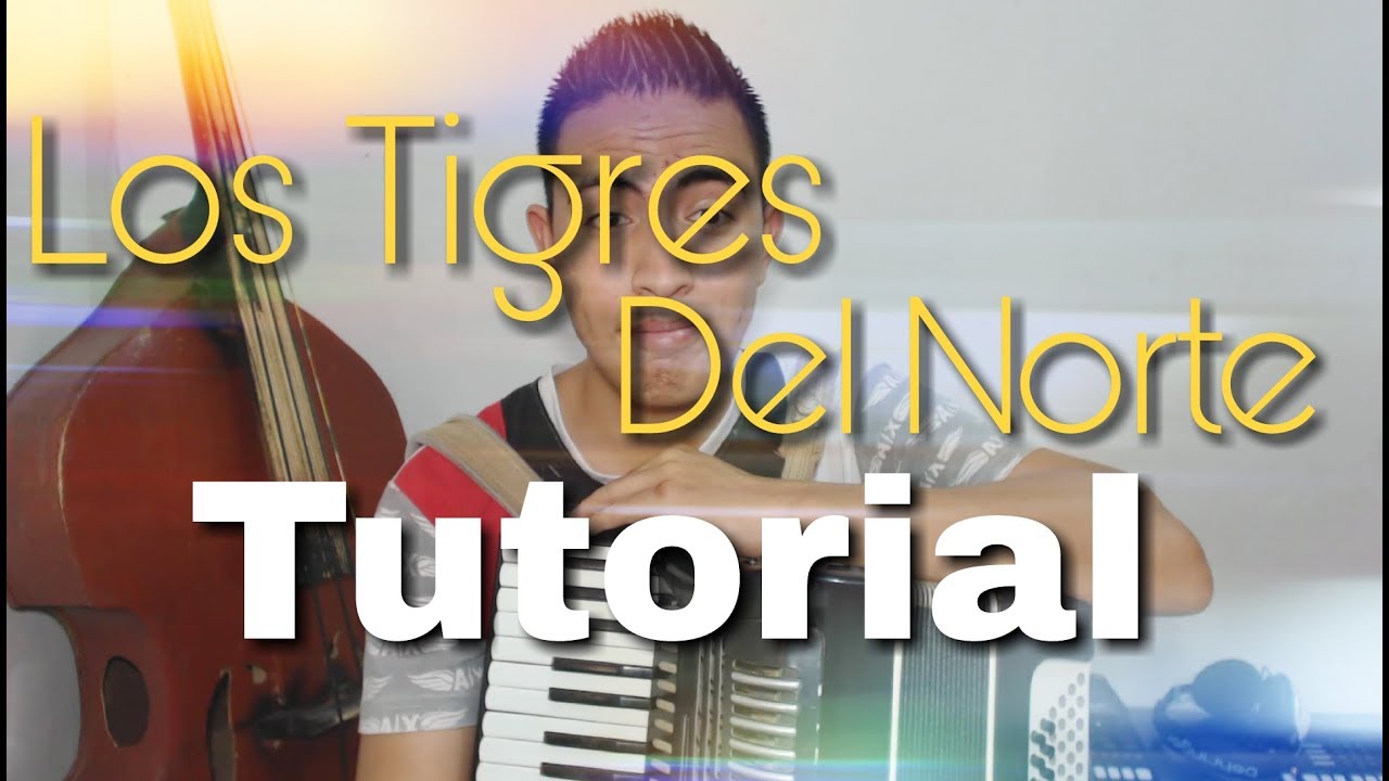 Los tigres del norte - Rosita de olivo - Tutorial Para Acordeon
