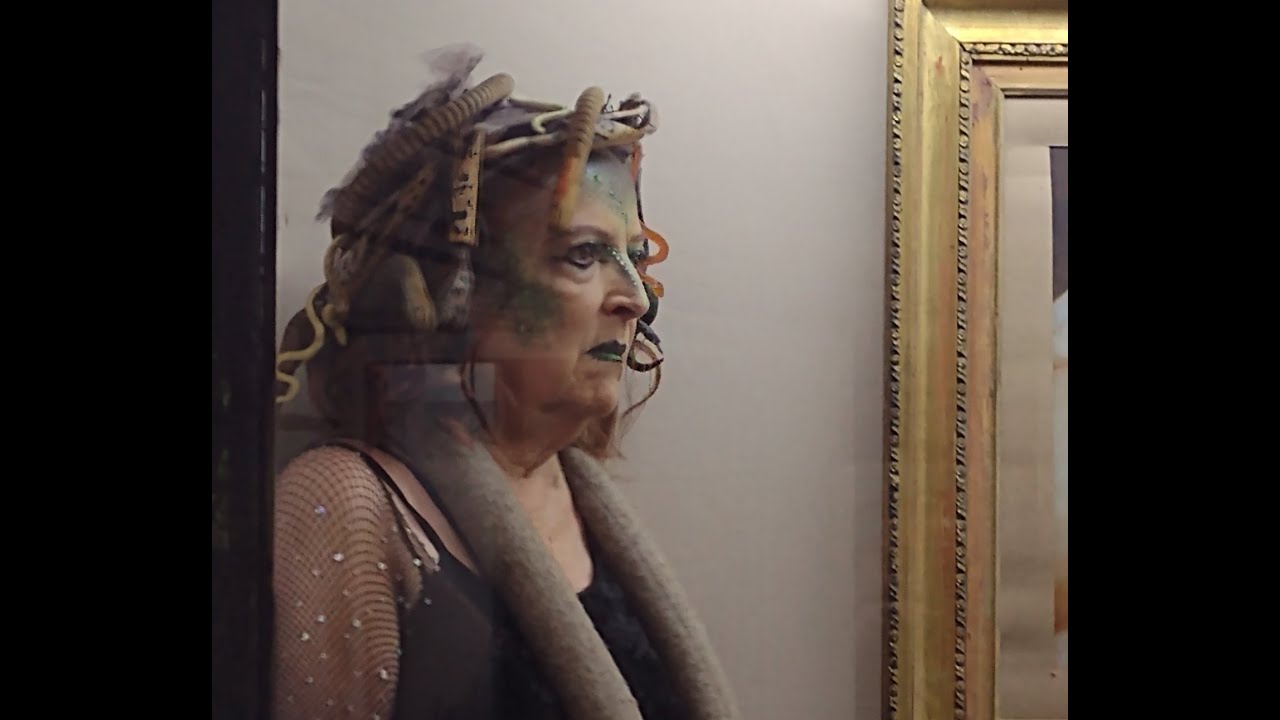María Eugenia Chellet - Medusa. La pequeña galería de obras pictóricas vandalizadas (V.Performance)