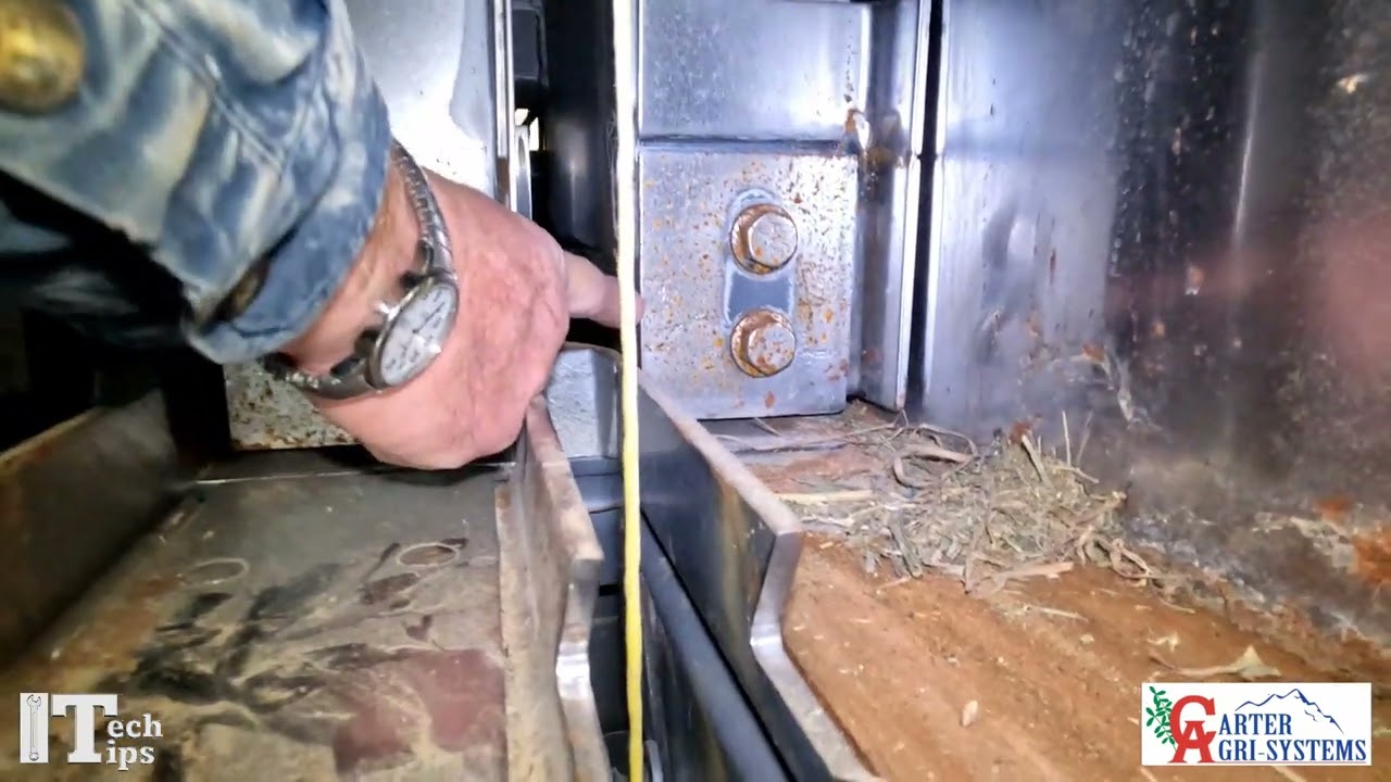 Carter Ag Tech Tips 2100, 2200 Series MF Baler Needle to Plunger Timing