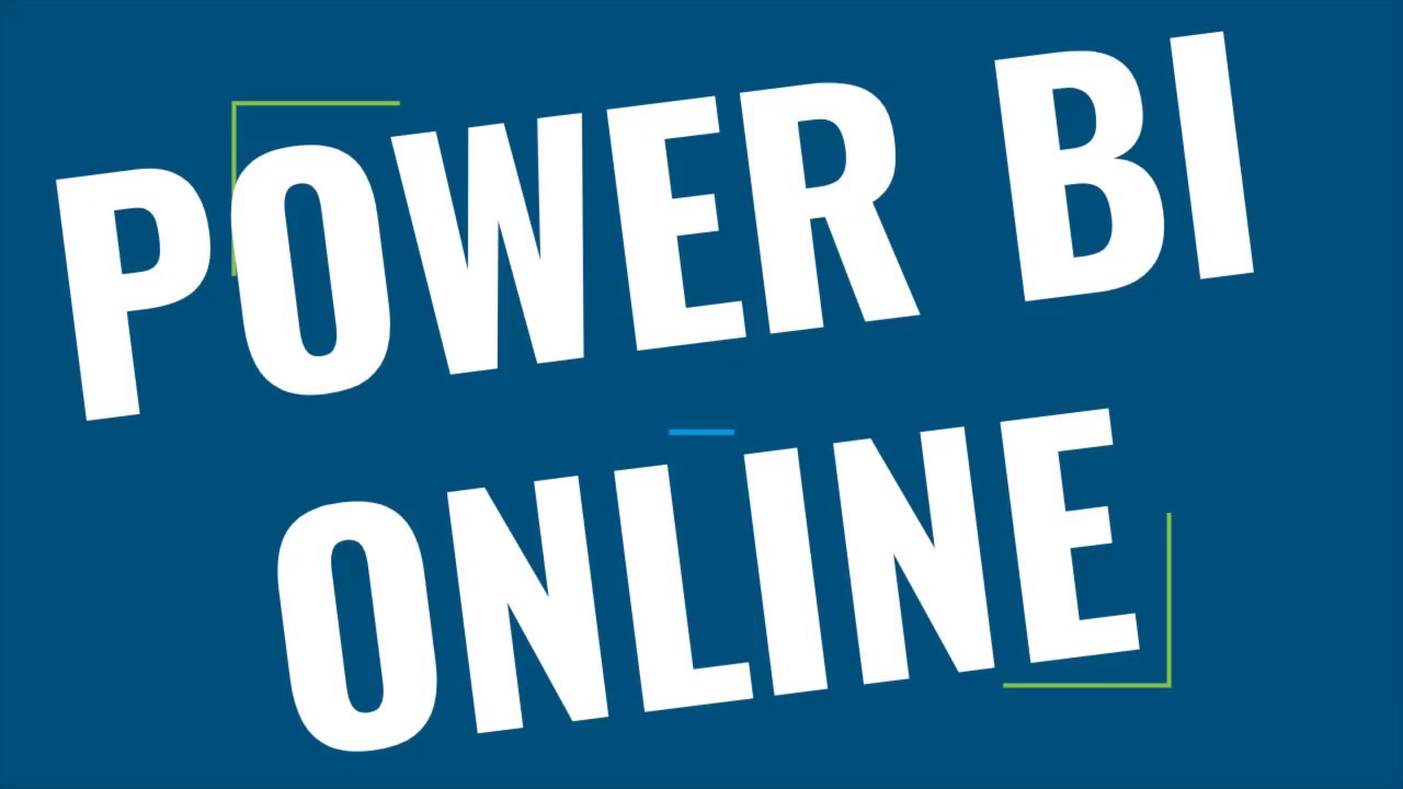 Power BI Online - Einstieg