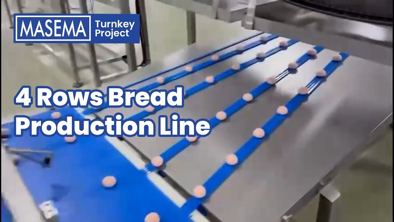4 Rows Bread Production Line