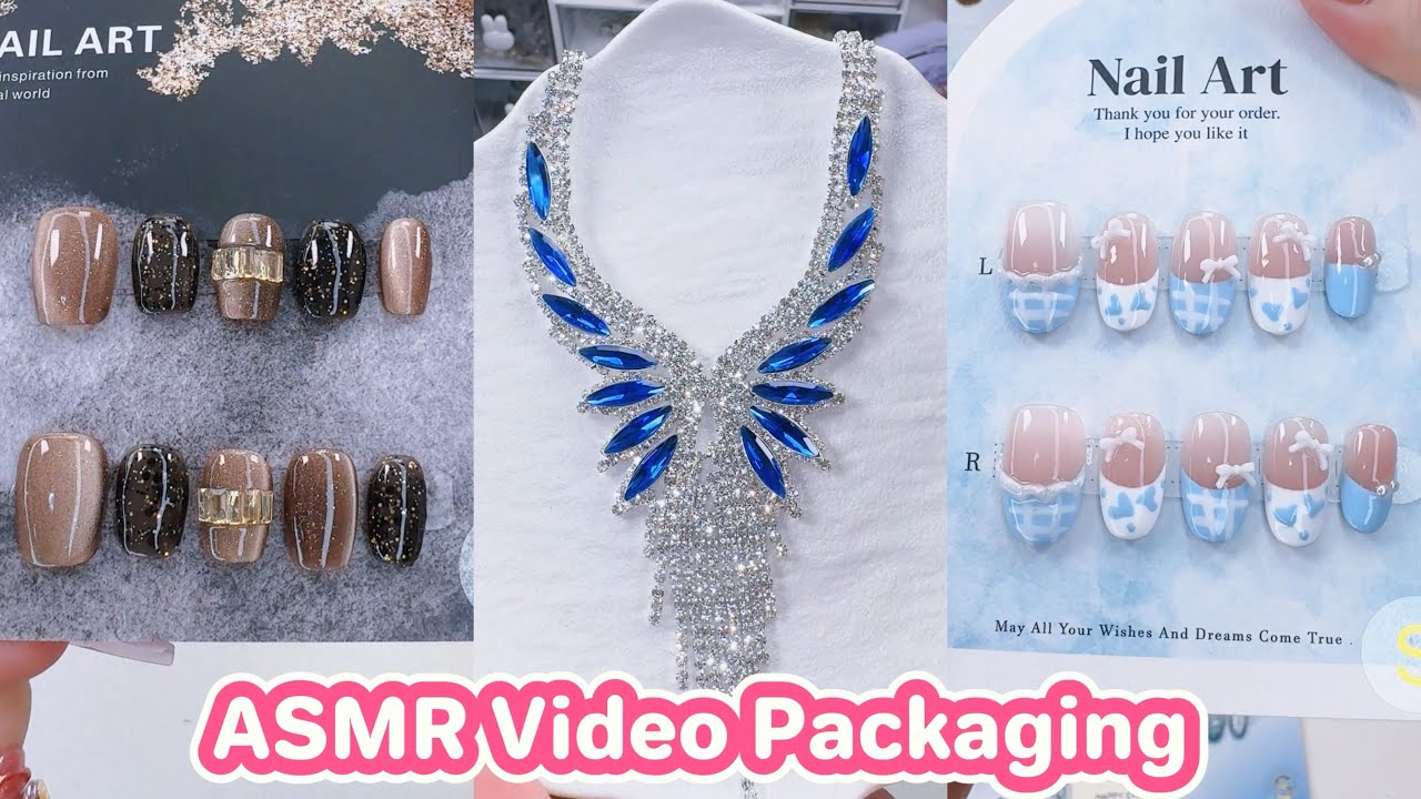 ASMR packaging Jessica H’s two orders