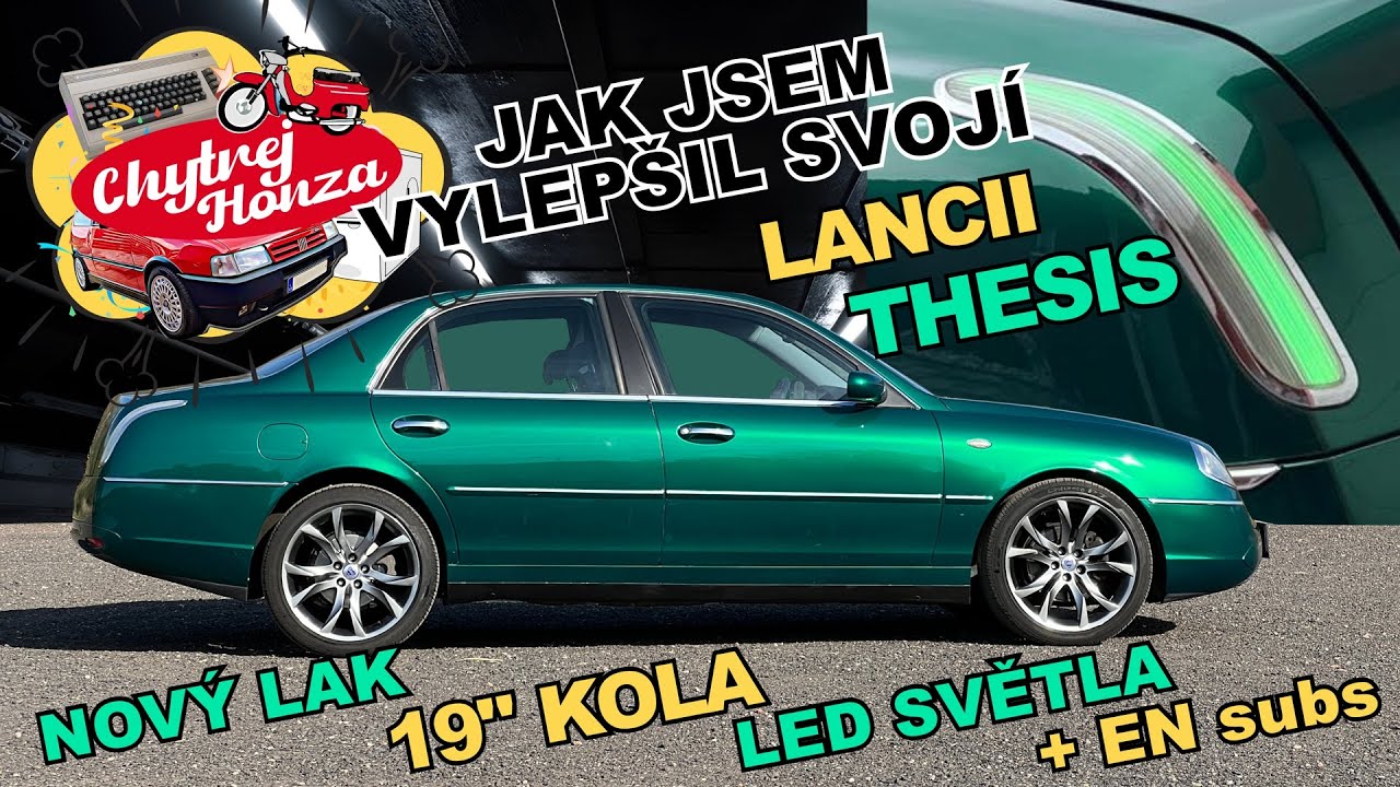 🚗 Moje Lancia Thesis pro rok 2024 – nový lak, kola a opravy! 🚗🔥
