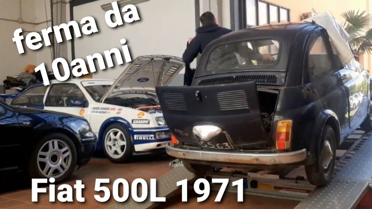 FIAT 500 1971 ferma da 10 anni!!