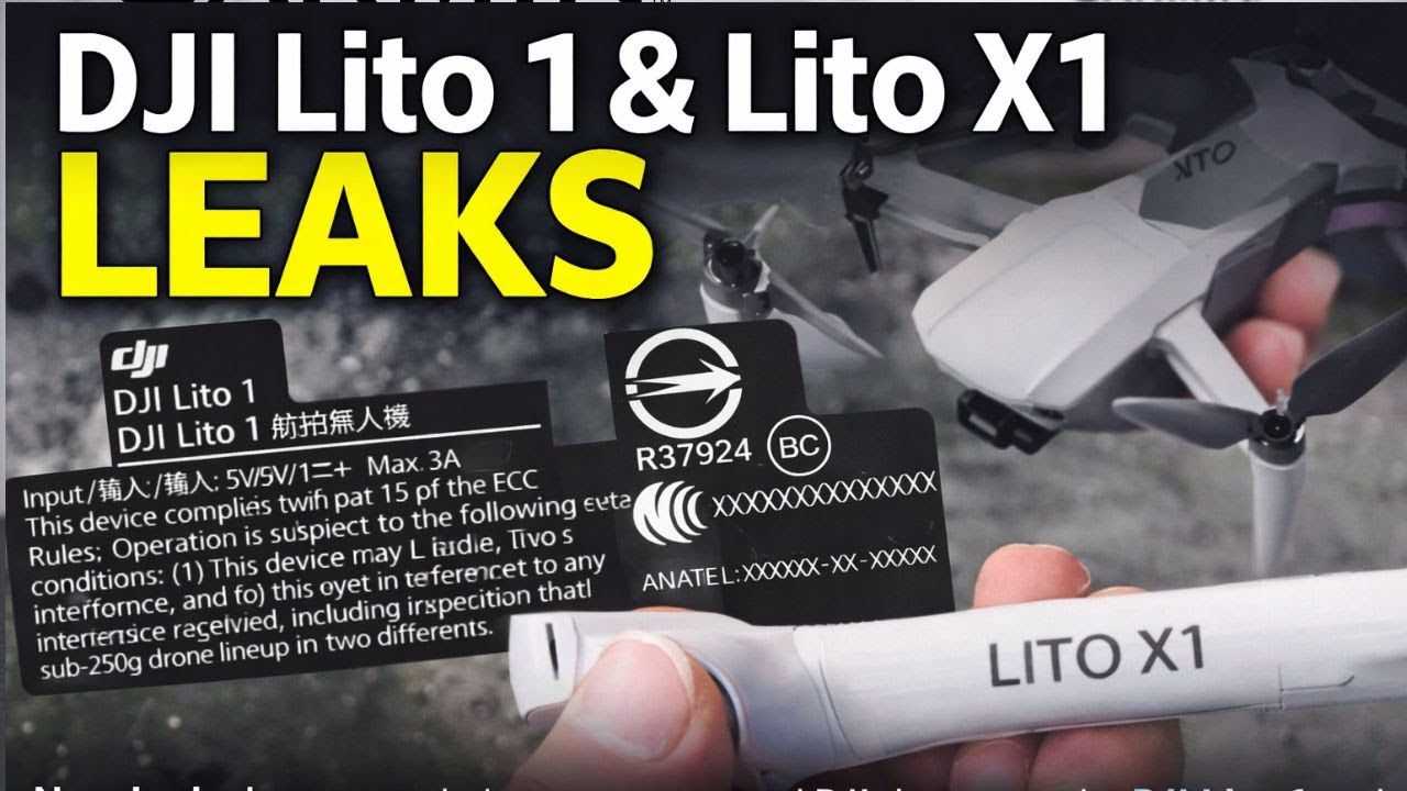 Утечки информации о дронах DJI Lito 1 и Lito X1 раскрывают следующий крупный шаг DJI в разработке...