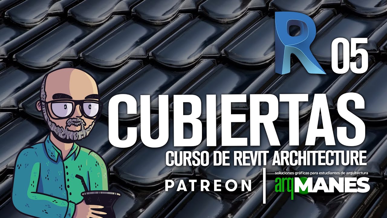 05 Cubiertas | REVIT desde cero | tutorial curso arquitectura nivel basico a nivel avanzado