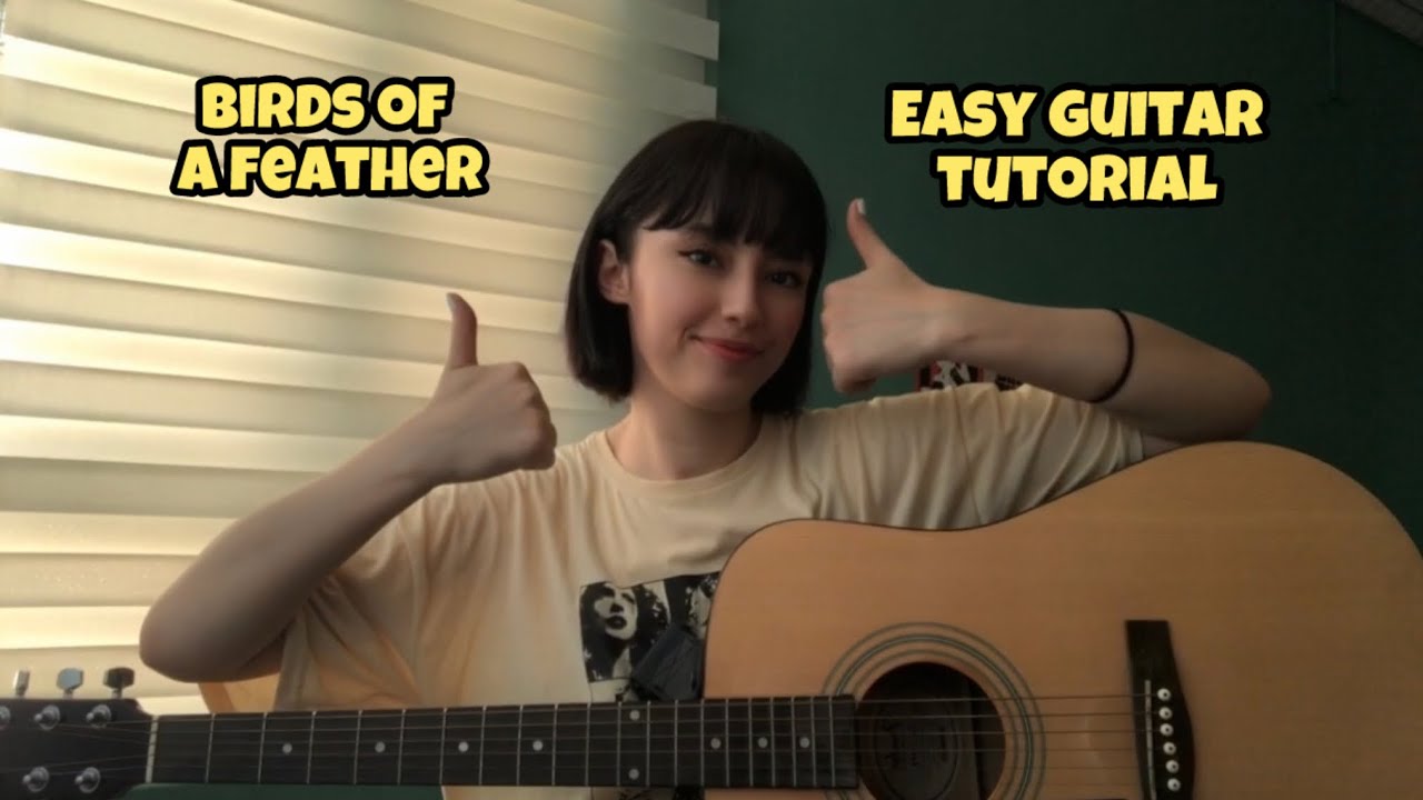 Birds of a feather by Billie Eilish - Easy guitar tutorial