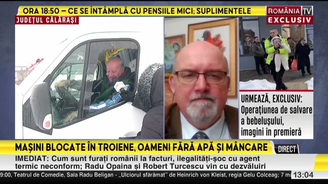 Mai multe localități au rămas fără curent din cauza viscolului. Mii de români sunt afectați