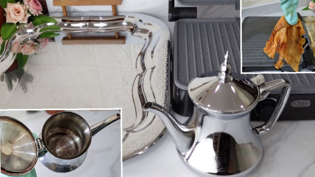 تلميع الأواني إزالة الصدأ الدهون و تصبغات الشاي بوصفة جد خطيييرة هي لي تهنيك