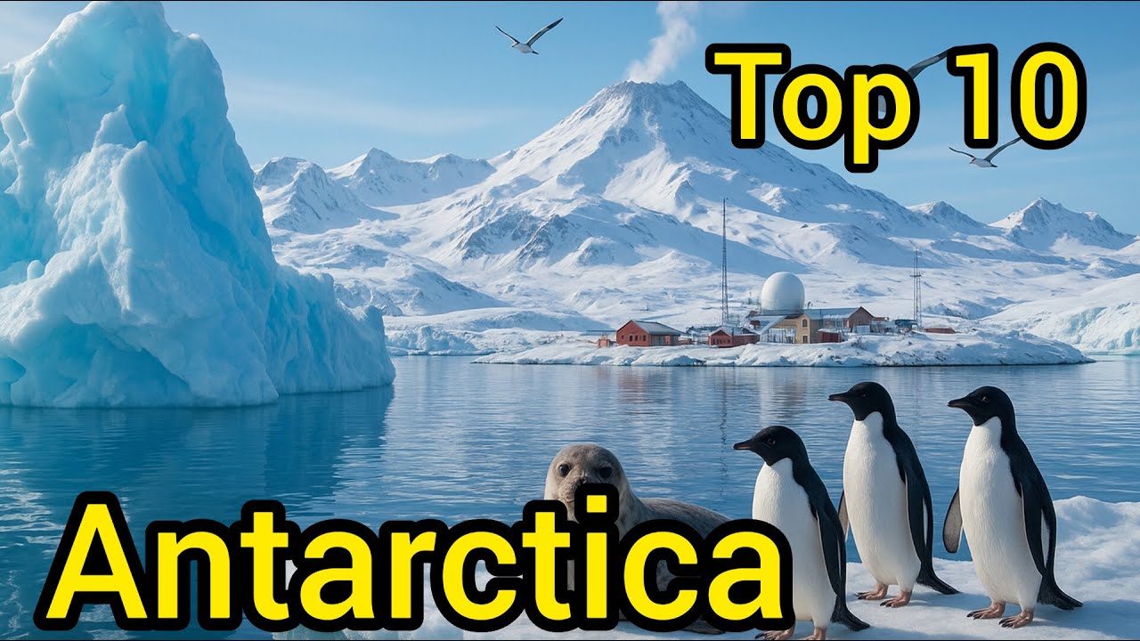 Топ-10 | АНТАРКТИКА: Удивительные места