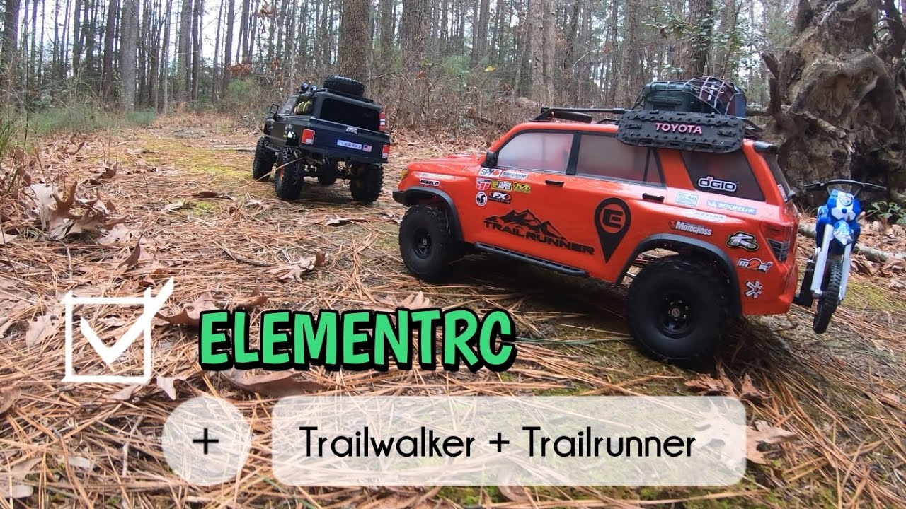 Saturday Walk and Play - ELEMENT RC Trailwalker and Trailrunner