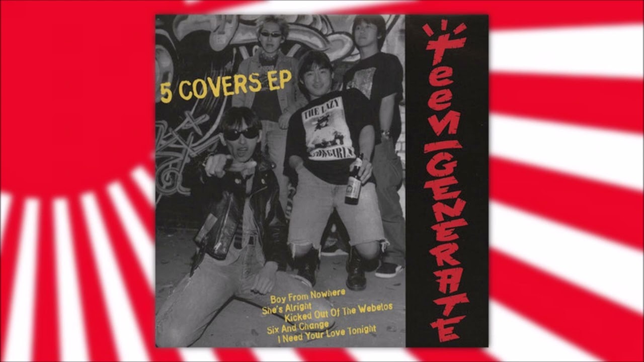 TEENGENERATE - 5 Covers EP: The lost Egg Studio recordings!! [Full 7-inch EP, 2013]