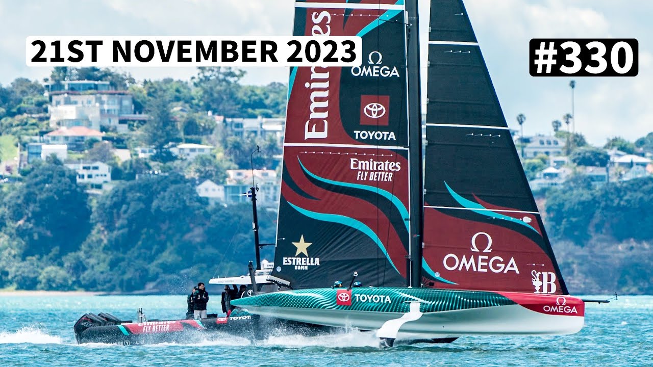 Continued... Sunny Training Session For ETNZ's LEQ | 21st Nov 2023 | Ep. 330