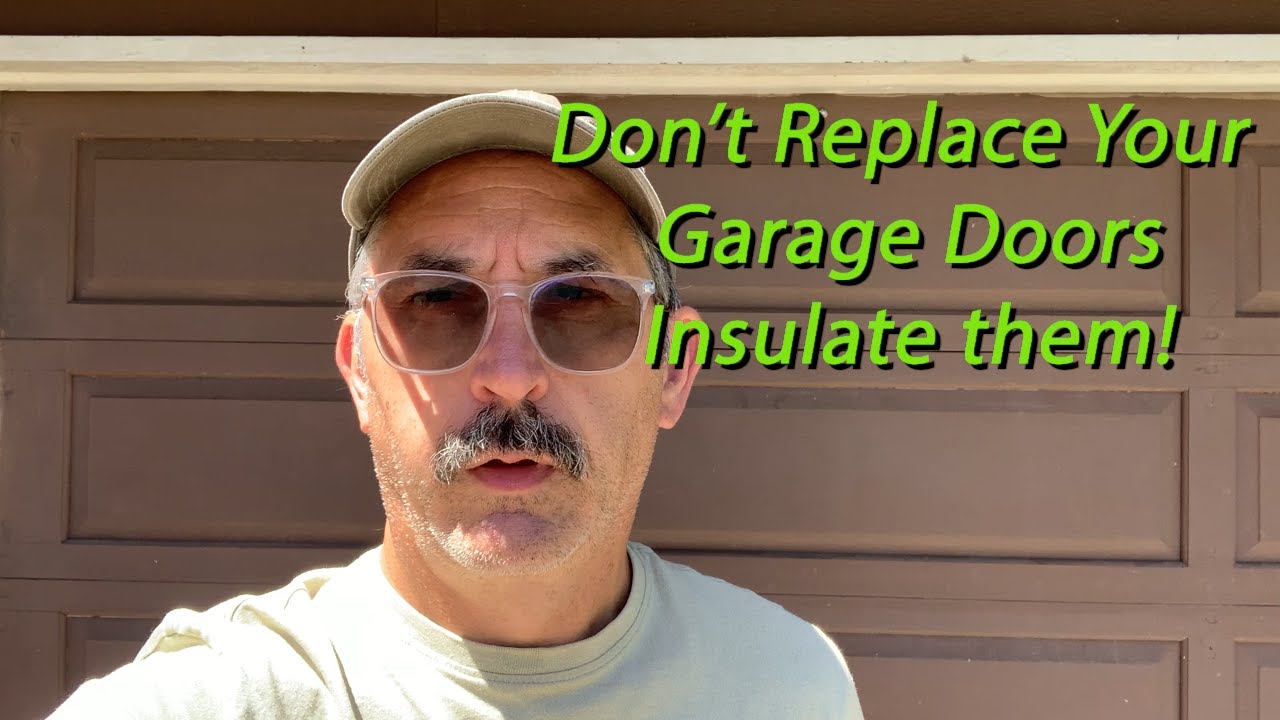 Insulating Wood Garage Doors