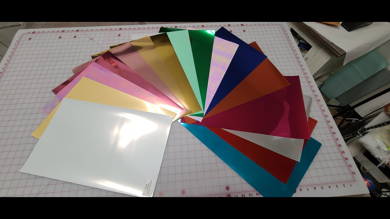 Deco Film Brilliants and Brilliant Chameleon Heat Transfer Vinyl