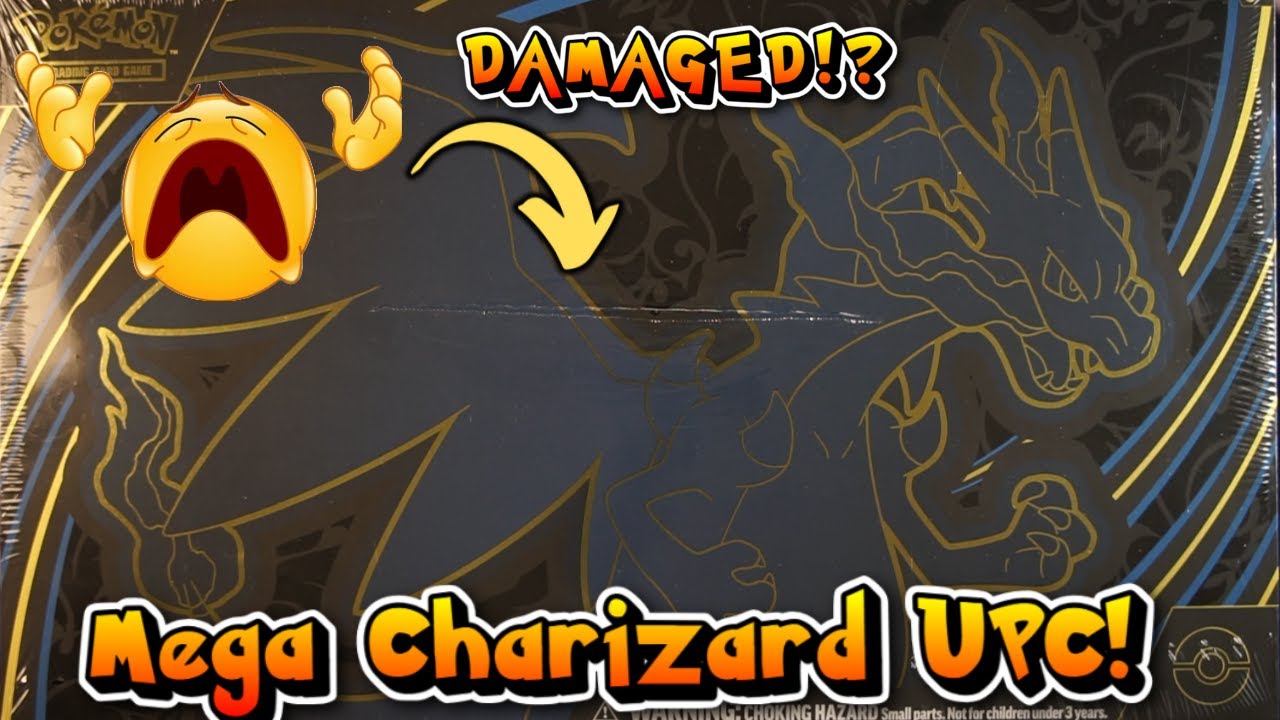 Opening Mega Charizard UPC from Pokémon Center! But they did us dirty....