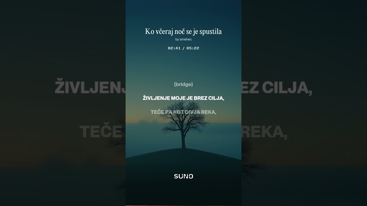 KO VČERAJ NOČ SE JE SPUSTILA