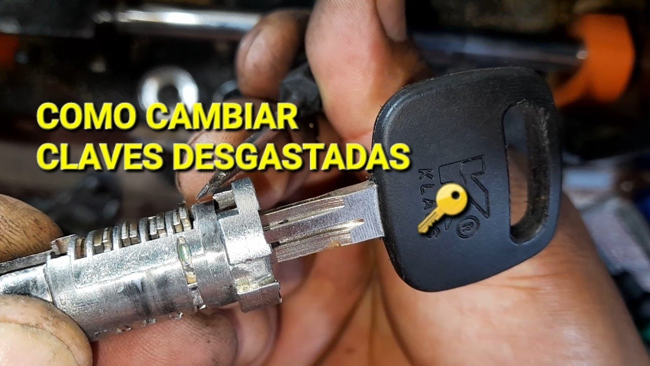 🔑como cambiar claves de  cerradura TOYOTA 🔑 ( chapa trabada por desgaste de guardas )