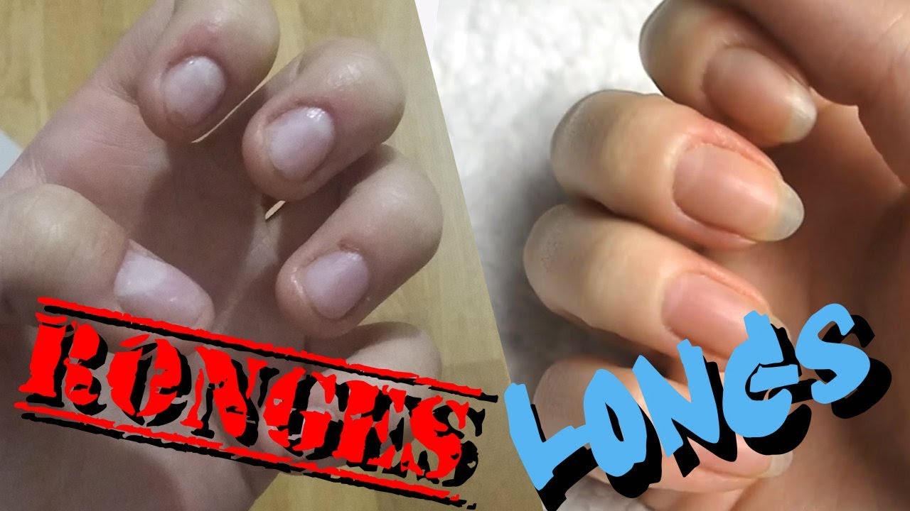 Passer d'ongles rongés, à longs (passage avant/après) - Mathy Pik