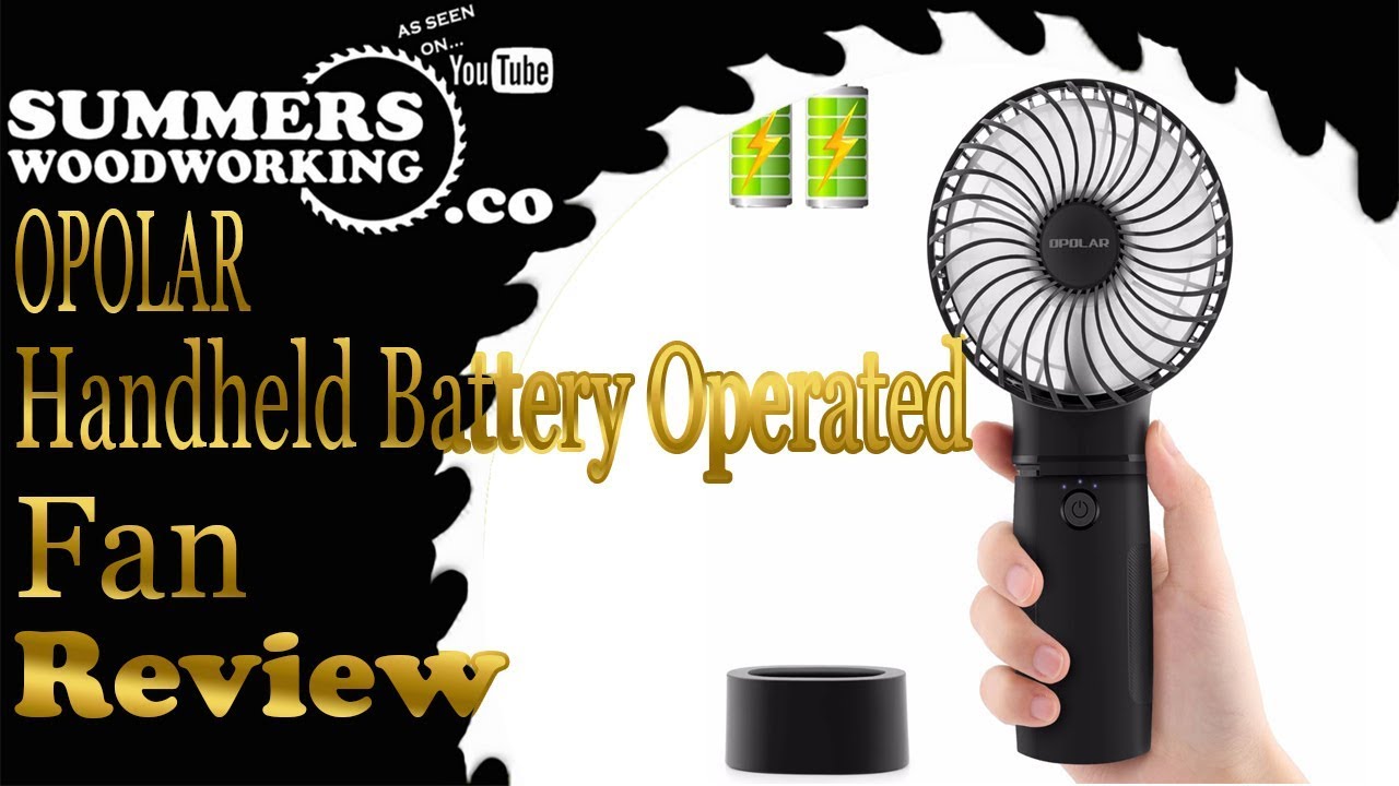 OPOLAR Battery Operated Personal Fan Review