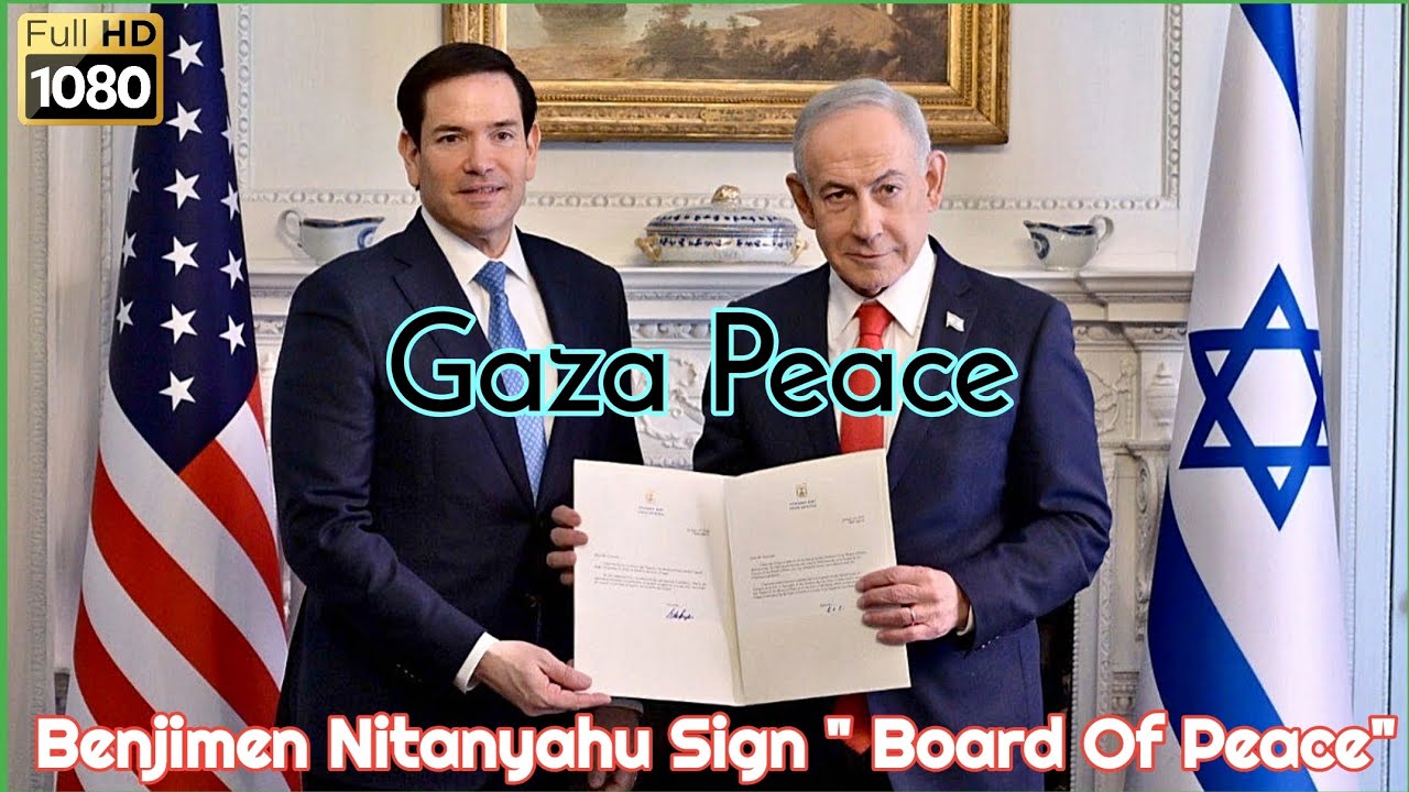 Benjamin Nitanyahu Board Of Peace Initiative Plan By Jamal Hussain - JH