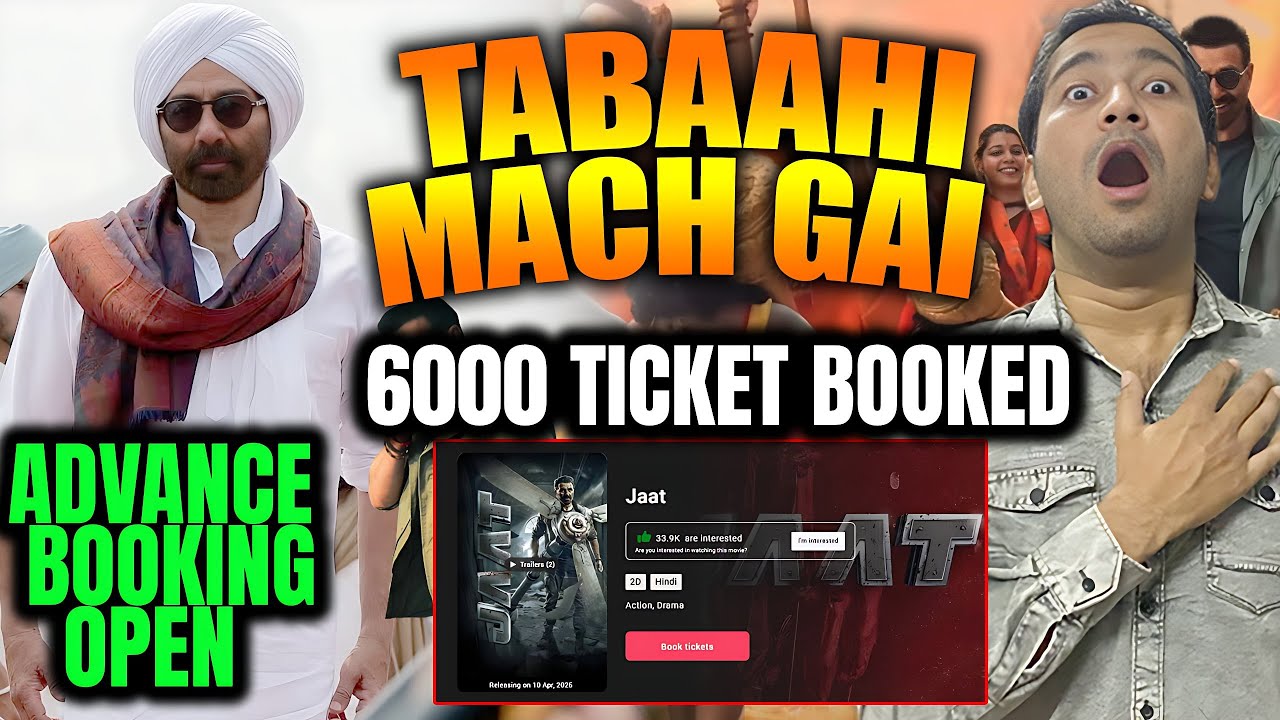 Jaat Advance Booking Update REPORT 1 | Jaat Overseas Advance Booking | Jaat Title Track Time | Jaat
