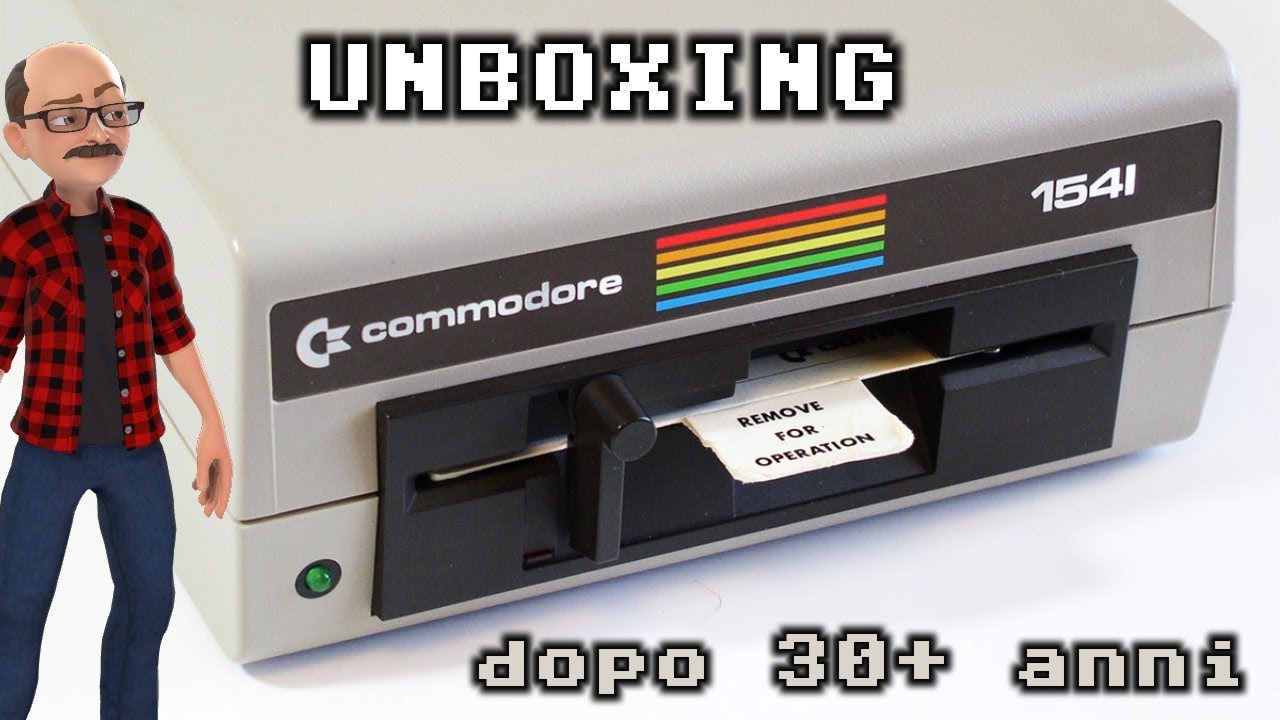 Unboxing del 1541 / Commodore 64